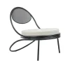 Copacabana utendørs lenestol Black Semi Matt