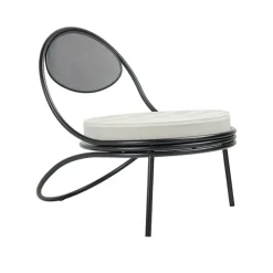 Copacabana utendørs lenestol Black Semi Matt