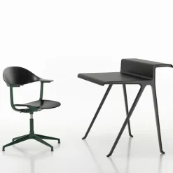 Courier skrivebord dark oak