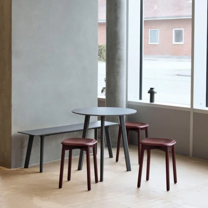 CPH Deux 215 2,0 benk 75 cm Pearl White