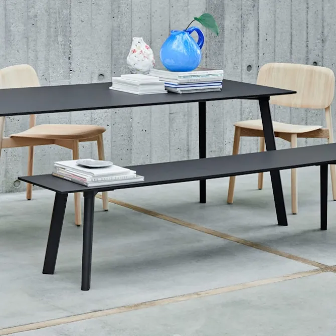 CPH Deux 215 2,0 benk 200 cm Pearl White