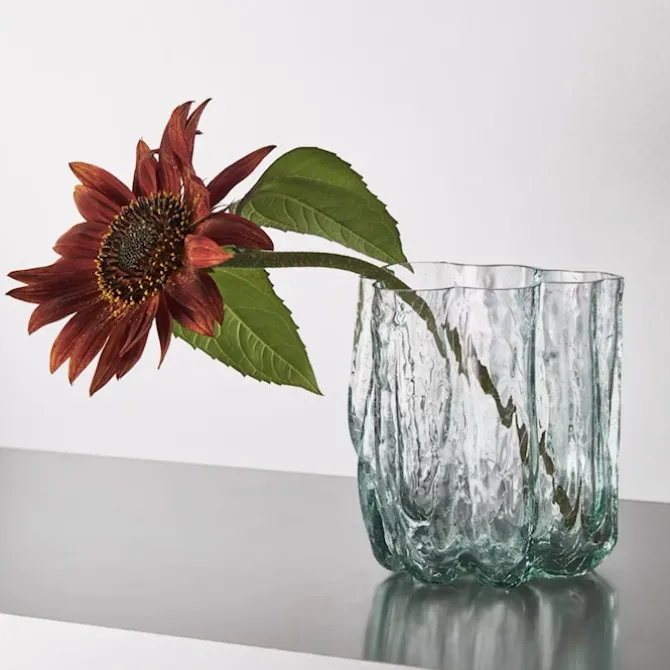 Crackle vase 12 cm