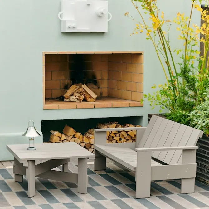 Crate utendørs salongbord 76 cm