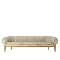 Croissant 3-seters sofa eik
