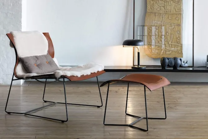 Cuoio Lounge Footstool