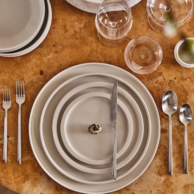 Cutlery Set In Gift Box Stainless Steel Dune - Set of 24