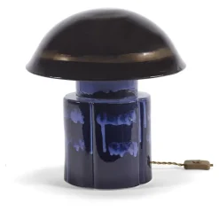 Dark Blue John Table Lamp
