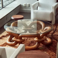 DD Bamboo Bracelet Sofa Table