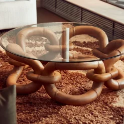 DD Bamboo Bracelet Sofa Table