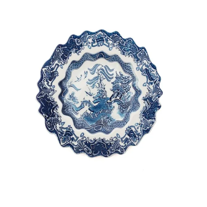 Dessert Plate Porcelain Classic On Acid Willowave