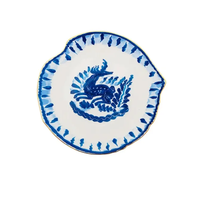Dessert Plate Porcelain Classic On Acid Deer