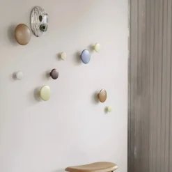 Dots Wood Coat Hanger Large