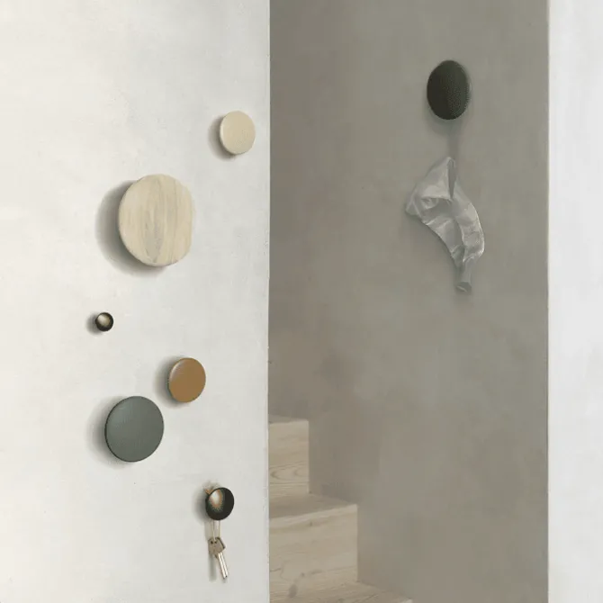 Dots Wood Coat Hanger Small