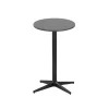 Drop cafebord dia.45 cm dark grey structure