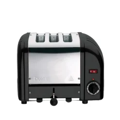 Dualit Toaster Classic Combi (2+1) 3 Plater Svart Matt + Ristingrist