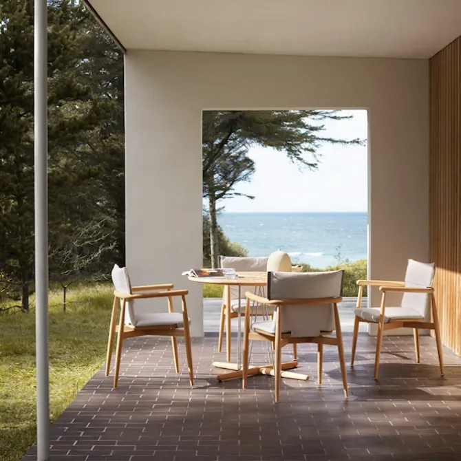 E008 Embrace Outdoor Dining Chair Cushion