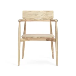 E008 Embrace Outdoor Series Chair, Ubehandlet teak