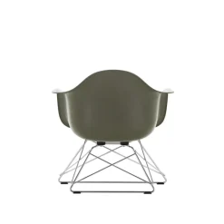 Eames Fiberglass Armchair LAR lenestol Basic Dark