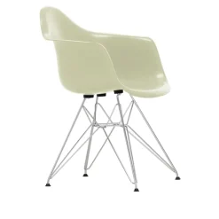 Eames Fiberglass Armchair DAR rammestol Chrome