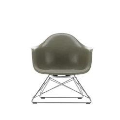 Eames Fiberglass Armchair LAR lenestol Chrome