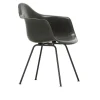 Eames Fiberglass Armchair DAX rammestol Basic Dark