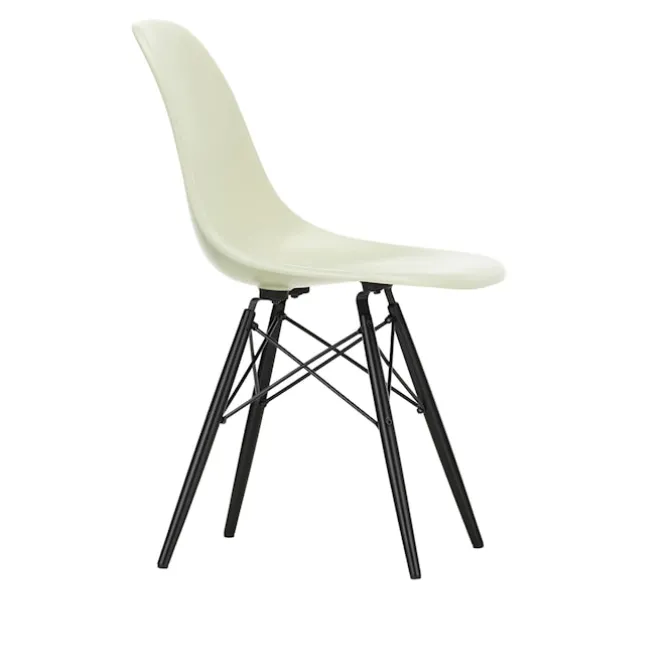 Eames Fiberglass Chair DSW stol Black Maple