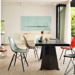 Eames Fiberglass Chair DSX stol Chrome