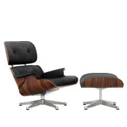 Eames Lounge Chair & Ottoman Santos Palisander Polert Base