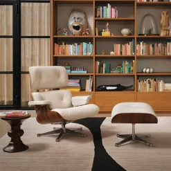 Eames Lounge Chair & Ottoman Santos Palisander Polert Base