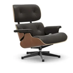 Eames Lounge Chair Cherry Polished/Black lenestol