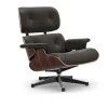 Eames Lounge Chair Santos Palisander Polished/Black lenestol