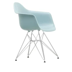 Eames RE Plastic Armchair DAR spisestuestol Chrome