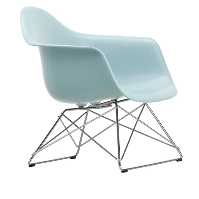 Eames RE Plastic Armchair LAR lenestol Chrome