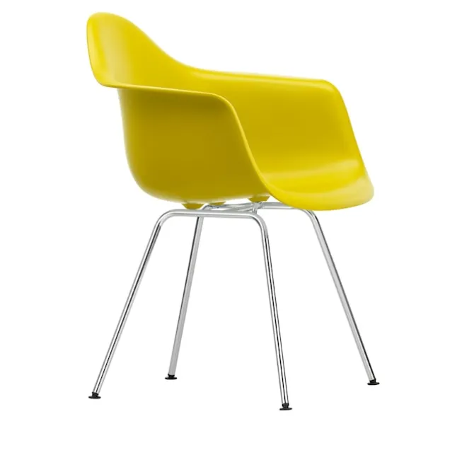 Eames RE Plastic Armchair DAX spisestuestol Chrome
