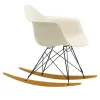 Eames RE Plastic Armchair RAR gyngestol Basic Dark/Golden Maple