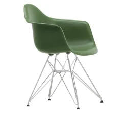 Eames RE Plastic Armchair DAR spisestuestol Chrome