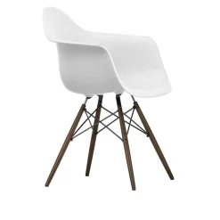 Eames RE Plastic Armchair DAW spisestuestol Dark Maple