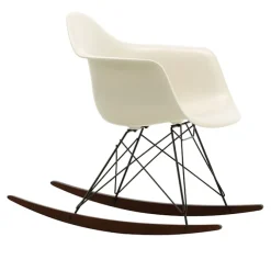 Eames RE Plastic Armchair RAR gyngestol Basic Dark/Dark Maple