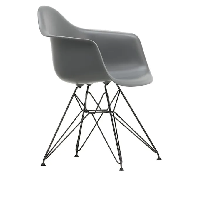 Eames RE Plastic Armchair DAR spisestuestol Basic Dark
