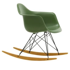 Eames RE Plastic Armchair RAR gyngestol Basic Dark/Golden Maple