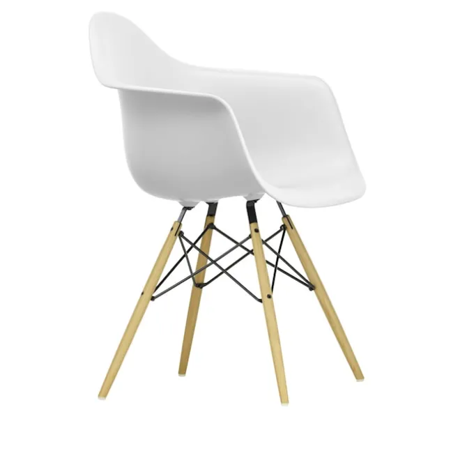 Eames RE Plastic Armchair DAW spisestuestol Ash Honey Tone