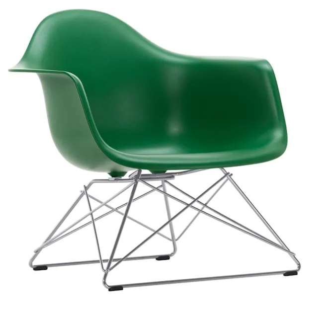 Eames RE Plastic Armchair LAR lenestol Chrome