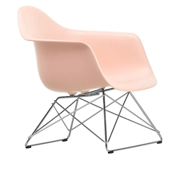 Eames RE Plastic Armchair LAR lenestol Chrome