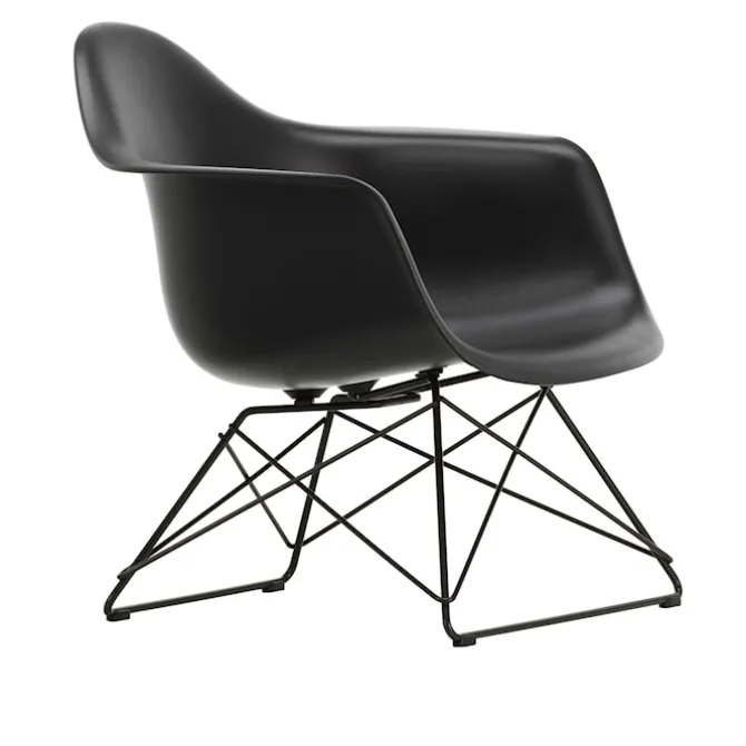 Eames RE Plastic Armchair LAR lenestol Basic Dark