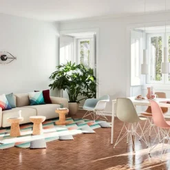 Eames RE Plastic Armchair LAR lenestol Basic Dark