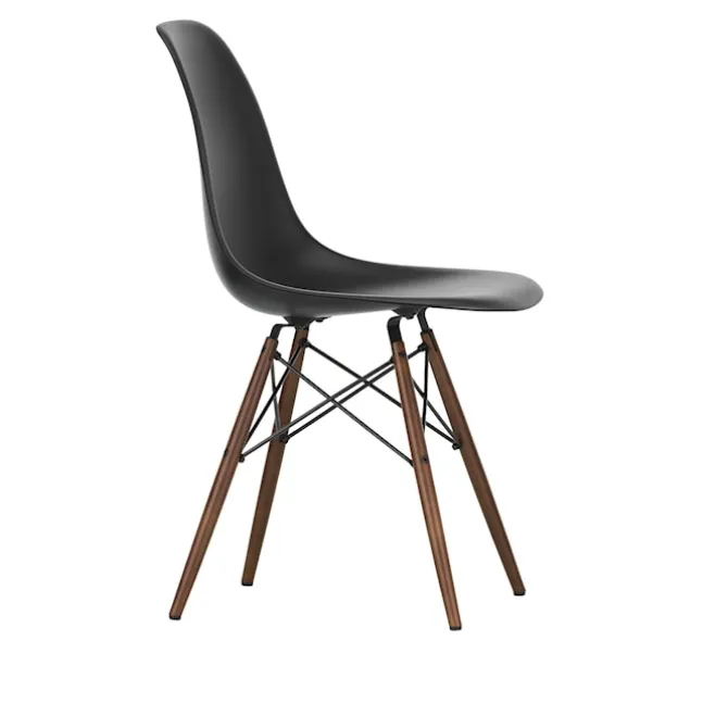 Eames RE Plastic Chair DSW stol Dark Maple