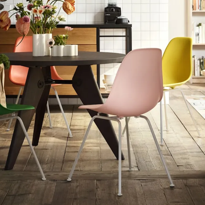 Eames RE Plastic Chair DSX stol White