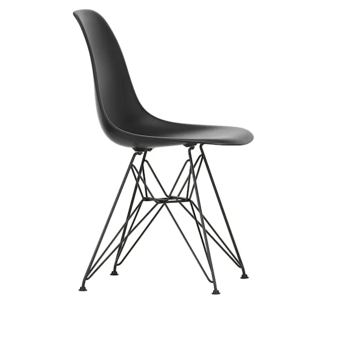 Eames RE Plastic Chair DSR stol Basic Dark