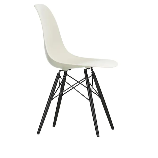 Eames RE Plastic Chair DSW stol Black Maple
