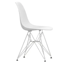 Eames RE Plastic Chair DSR stol Chrome